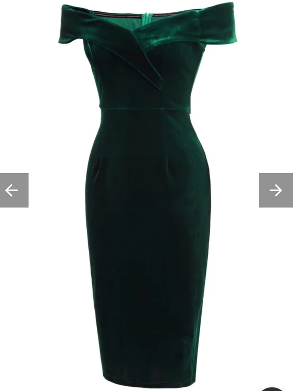 Retro Stage NWT 1960S OFF SHOULDER VELVET BODYCON VINTAGE DRESS Medium Costume